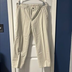 Classic Cream Chino Pants